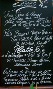 festival gastronomie menu